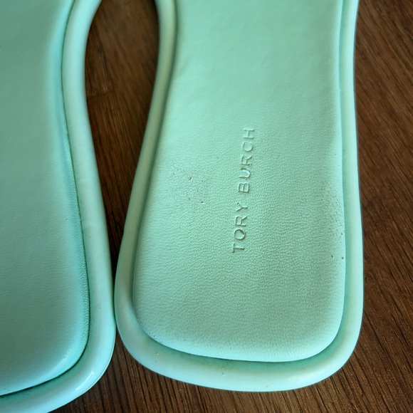 Tory Burch Double T Sport Slides - 10.5 - Picture 7 of 11